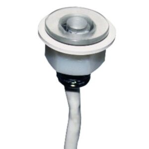 Shadow-Caster Round Accent Light Rgb Clear Polycarbonate Housing