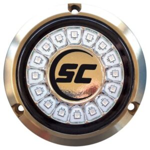 Shadow-Caster Great White Single Color Underwater Light - 16 Leds - Bronze
