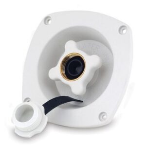 Shurflo By Pentair Pressure Reducing City Water Entry - Wall Mount - Gel White