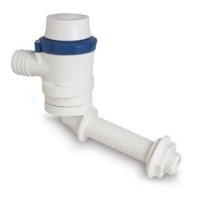 Shurflo By Pentair Piranha Angled Port Aerator 800 Livewell Pump - 12 Vdc, 800 Gph