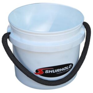 Shurhold World'S Best Rope Handle Bucket - 3.5 Gallon - White