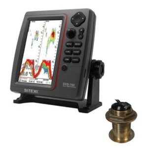 Si-Tex Svs-760 Dual Frequency Sounder 600w Kit W/Bronze 12 Degree Transducer
