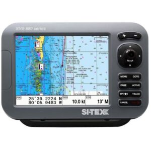 Si-Tex Standalone 8&Rdquo; Chart Plotter System W/Color Lcd, Internal Gps Antenna & C-Map 4d Card