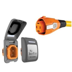 Smartplug 50 Amp Inlet & Female Cord Connector Combo - Grey