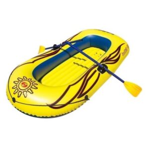 Solstice Watersports Sunskiff 2-Person Inflatable Boat Kit W/Oars & Pump