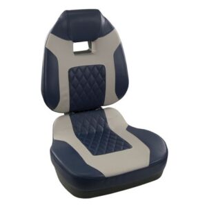 Springfield Fish Pro Ii High Back Folding Seat - Blue/Grey