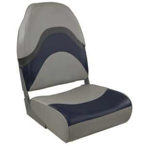 Springfield Premium Wave Folding Seat - Grey/Blue W/Meteor Stripe