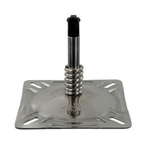 Springfield Kingpin 7" X 7" Seat Mount W/Spring - Polished