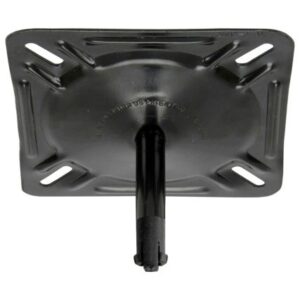 Springfield Kingpin 7" X 7" Seat Mount W/O Spring - E-Coat Finish