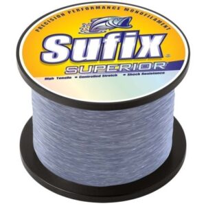 Sufix Superior Smoke Blue Monofilament - 25lb - 535 Yds