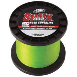 Sufix 832 Advanced Superline Braid - 30lb - Neon Lime - 3500 Yds