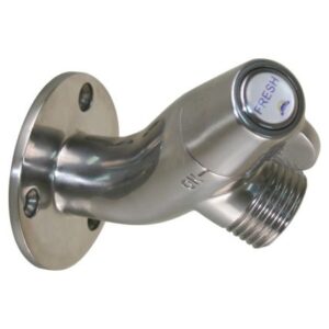 Scandvik Ceramic Angled Washdown Valve - Ss Spigot