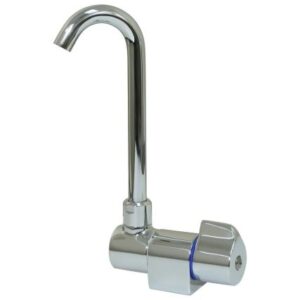 Scandvik Ceramic Family Tap W/Folding Spout - Chrome Finish