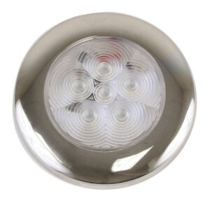 Scandvik B3 Downlight Surface Mount - Blue - Ss Trim - Ip67 - 12/24v