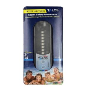 TALOS Lightning Strike Detector - General Outdoor Lightning Storm Sensor - Includes a Wall Mount for Pools, Golf Courses, Spas SFD-1000-P