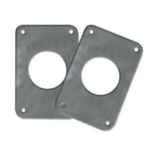 Taco Backing Plates F/Grand Slam Outriggers - Anodized Aluminum