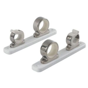 Taco 2-Rod Hanger W/Poly Rack - Polished Stainless Steel