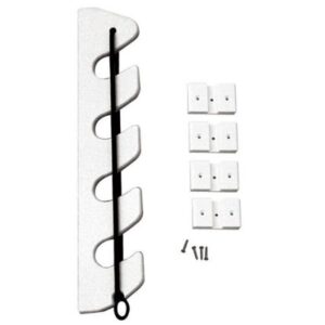 Taco 4-Rod Poly Bungee Rod Holder Rack - White