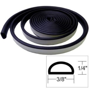 Taco Weather Seal - 10'L X ¼"H X 3/8"W - Black