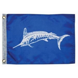Taylor Made 12" X 18" White Marlin Flag