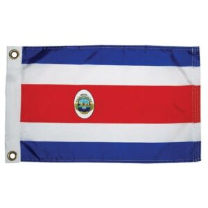 Taylor Made Costa Rican Nylon Flag 12" X 18"