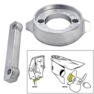 Tecnoseal Anode Kit W/Hardware - Volvo 280 - Aluminum