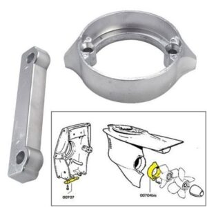 Tecnoseal Anode Kit W/Hardware - Volvo Duo-Prop 280 - Aluminum