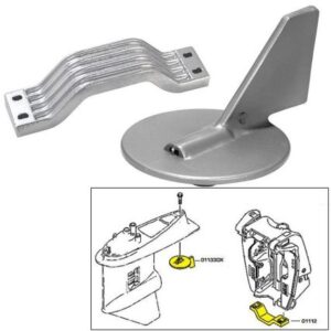Tecnoseal Anode Kit W/Hardware - Yamaha 150-200hp - Magnesium