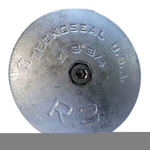 Tecnoseal R3mg Rudder Anode - Magnesium - 3-3/4" Diameter