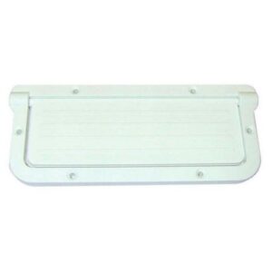 T-H Marine Large Rectangular Scupper - White
