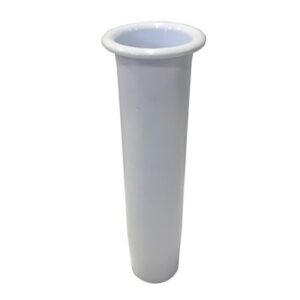Tigress Lipped Insert F/10" Flared Rod Holder - White