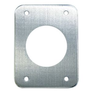 Tigress T-Top Aluminum Backing Plates - 5" X 6-1/2" X 1/4" - Pair