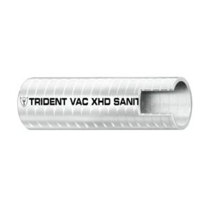 Trident Marine 1-1/2" Vac Xhd Sanitation Hose - Hard Pvc Helix - White - Sold By The Foot