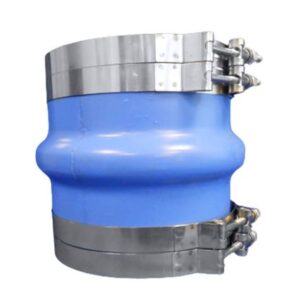 Trident Marine 6" Id Blue Silicone Molded Wet Exhaust Hump W/4 T-Bolt Clamp