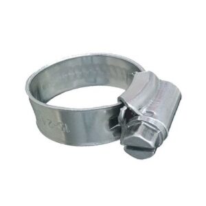Trident Marine 316 Ss Non-Perforated Worm Gear Hose Clamp - 3/8" Band - (3/4" &Ndash; 1-1/8") Clamping Range - 10-Pack - Sae Size 10