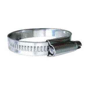 Trident Marine 316 Ss Non-Perforated Worm Gear Hose Clamp - 15/32" Band - (1-1/16" &Ndash; 1-1/2") Clamping Range - 10-Pack - Sae Size 16