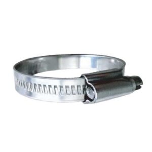 Trident Marine 316 Ss Non-Perforated Worm Gear Hose Clamp - 15/32" Band - (1-1/4" &Ndash; 1-3/4") Clamping Range - 10-Pack - Sae Size 20