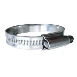 Trident Marine 316 Ss Non-Perforated Worm Gear Hose Clamp - 3/8" Band - (1-1/2" - 2") Clamping Range - 10-Pack - Sae Size 24