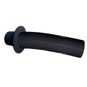 Trident Marine 4' Black Stern Flex Hose W/Transom Flange