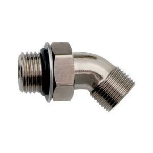 Uflex 45 Degree Adjustable Fitting F/Back Of Up Series Helms Orb 6 To 3/8" Comp
