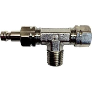 Uflex Tee Fitting W/Bleed Nipple F/Ib & Stern Drive Cylinders