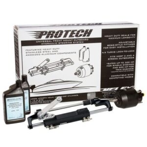 Uflex Protech 2.1 Front Mount Ob Hydraulic System - Includes Up28 Fm Helm Oil & Uc128-Ts/2 Cylinder - No Hoses