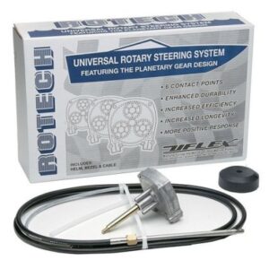 Uflex Rotech 12' Rotary Steering Package - Cable, Bezel, Helm