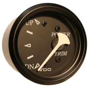 Vdo Cockpit Marine Trim Gauge - F/ Mercury/Volvo/Yamaha 2001+ Engines - Black Dial/Bezel