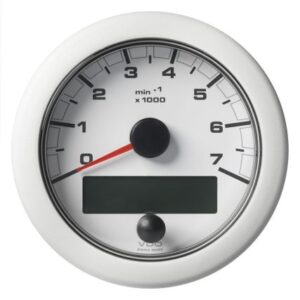 Veratron 3-3/8" (85mm) Oceanlink Nmea 2000 Tachometer - 7000 Rpm - White Dial & Bezel