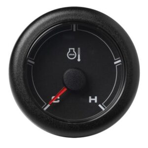 Veratron 52mm (2-1/16") Oceanlink Coolant Temperature Gauge (250 Degreef) - Black Dial & Bezel