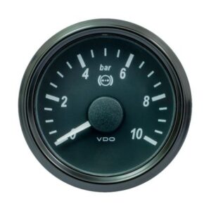 Vdo Singleviu 52mm (2-1/16") Brake Pressure Gauge - 10 Bar - 0-5v