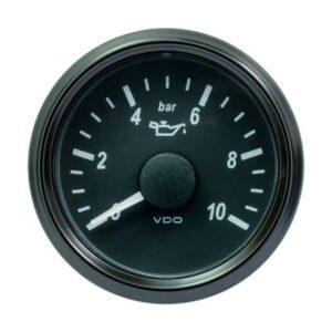 Vdo Singleviu 52mm (2-1/16") Oil Pressure Gauge - 150 Psi - 0-4.5v
