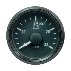 Vdo Singleviu 52mm (2-1/16") Voltmeter F/24v Systems - 32v