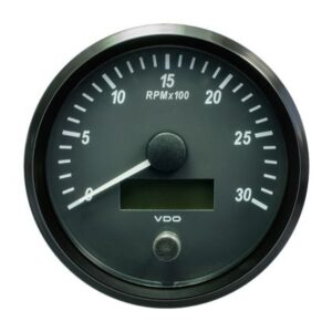 Vdo Singleviu 100mm (4") Tachometer - 3000 Rpm